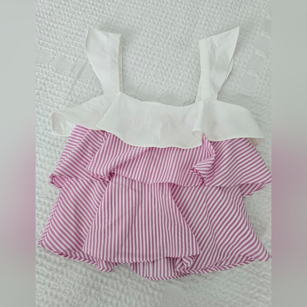 Lucy Paris Ruffled Top XS